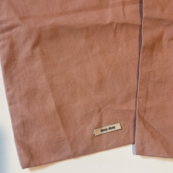 New MIU-MIU Shoes Dust/Storage bag Cotton - Picture 2 of 6